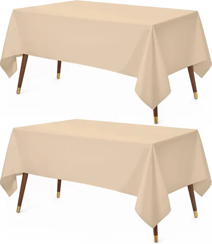 Vista 19 de Utopia Kitchen Mantel rectangular, 1 paquete, mantel lavable a máquina, mantel de poliéster para comedor, fiestas de bufé, pícnics, eventos, bodas