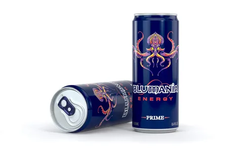 Vista 2 de BLUMANIA ENERGY - PRIME, 8.4 onzas (paquete de 24), sin nervios, sin conservantes