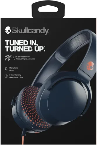 Vista 8 de Skullcandy Riff - Auriculares con cable, convenientes para viajar con enchufe de 0.138 in, micrófono integrado, diseño plegable, ligero, cómodo