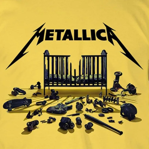 Vista 3 de Metallica Camiseta M72 Seasons Simplified Funda Oficial Unisex Amarillo