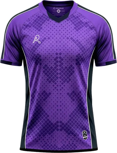 Vista 15 de Arcarius Camiseta Pro de Fútbol para Hombre – Uniforme de Partido o Portero con Absorción de Humedad Azul claro