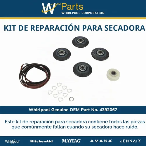 Vista 2 de Whirlpool 4392067 kit de reparación para secador