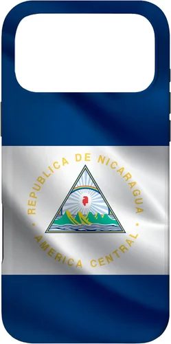 Vista 22 de Funda con la bandera de Nicaragua para iPhone 17