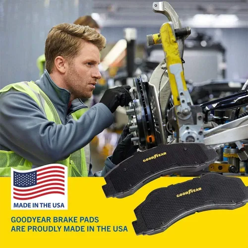 Vista 4 de Goodyear Frenos GYD1746ES Pastillas de freno traseras de carbono y cerámica para Ram ProMaster 1500 20-14, ProMaster 2500 20-14, ProMaster 3500