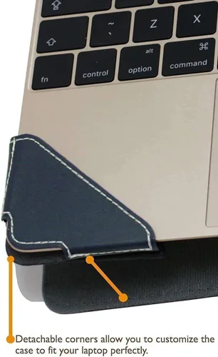 Vista 4 de Profile Series - Funda de piel azul para portátil compatible con Razer Blade 15 Modelo base: 15.6" Gaming Laptop