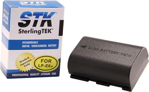 Vista 2 de STK LP-E6, batería para Canon 5D Marca II III y IV, cámaras 70D, 5Ds, 6D, 5Ds, 80D, 7D, 60D, 5Ds R DSLR, empuñaduras BG-E14, BG-E13, BG-E11, BG-E9