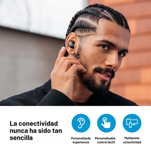 Vista 8 de Sennheiser Momentum True Wireless 4 - Auriculares inteligentes con Bluetooth 5.4, sonido cristalino, diseño cómodo, duración de la batería de 30