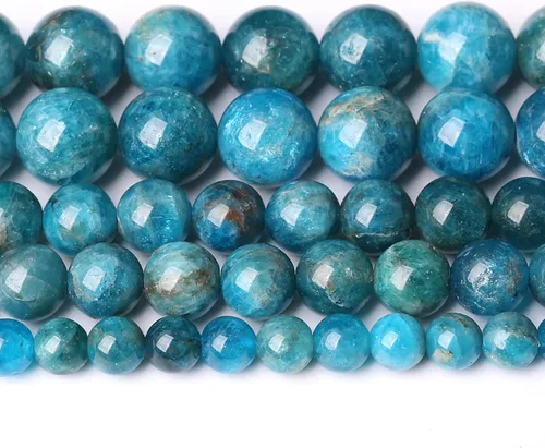 Vista 46 de 4MM 88 piezas de cuentas sueltas de piedra natural verde turquesa africana para hacer pulseras y collares de bricolaje