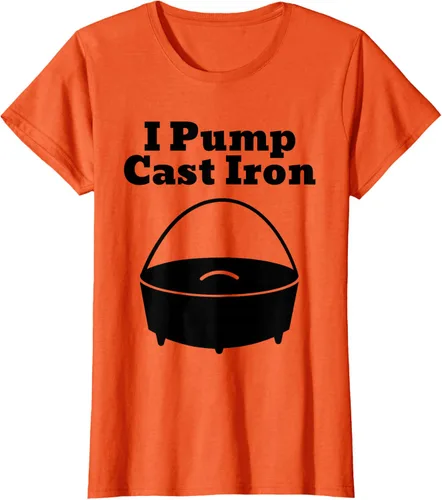 Vista 38 de I Pump - Camiseta de hierro fundido para cocinar al horno holandés