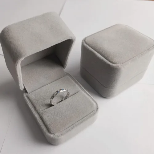 Vista 6 de Anillo de plata de ley 925, anillo ajustable para mujer, Metal precioso., Gema preciosa