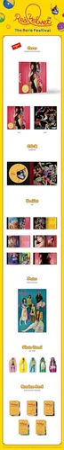 Vista 2 de Red Velvet 'The Reve Festival' Día 1 6 Mini Álbum Guía Libro Ver Folleto+PhotoCard+Seguimiento K-POP Sellado