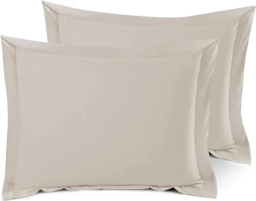 Vista 22 de Nestl Juego de 2 fundas tipo sham de almohada suaves - Fundas de almohada de microfibra de doble cepillado - Fundas de almohada de cama premium