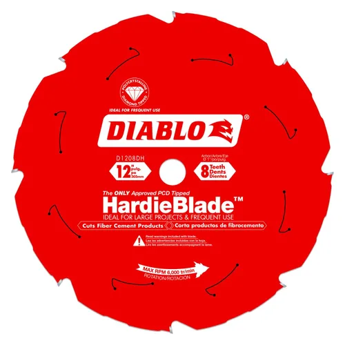 Vista 4 de Diablo PCD Fibrocemento HardieBlade con revestimiento antiadherente