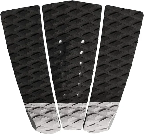 Vista 9 de Abahub 3 almohadillas de tracción de EVA para tabla de surf con patín para patinetas, tablas de surf, funboard, tabla de pescado, Naranja