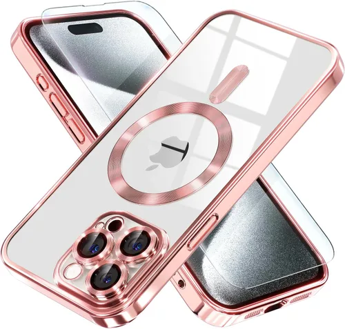 Vista 47 de Misea Funda magnética para iPhone 14 compatible con MagSafe [nunca amarillenta] [protección contra caídas de grado militar] protector completo