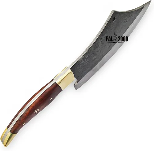 Vista 3 de PAL 2000 KNIVES REG-9959 Cuchillo de carnicero hecho a mano de acero al carbono de 12 pulgadas