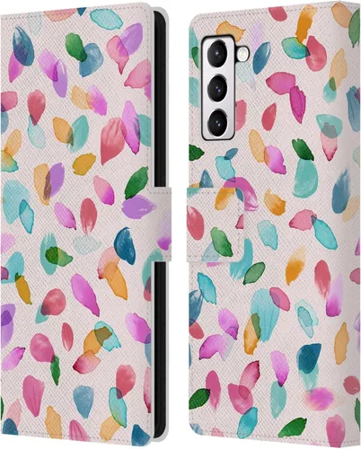 Vista 27 de Head Case Designs Officially Licensed Ninola Ditsy Flowers Yellow Nature Bold Leather Wallet Case Compatible with Samsung Galaxy A07 4G