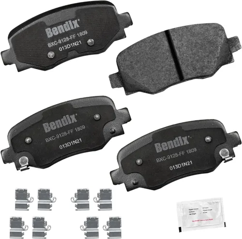 Vista 63 de Bendix Priority1 CFC154 - Juego de pastillas de freno de disco para Avanti II, Century, LeSabre, Regal, Riviera, chasis comercial, DeVille