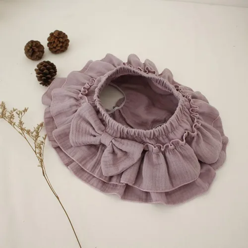 Vista 4 de Newborn Baby Girl Cotton Skirts with Built-in Shorts Toddlers Ruffle Diaper Covers Infant Skorts with Bows Headband