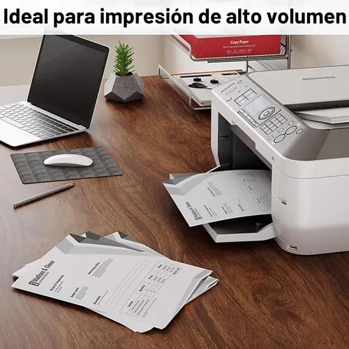Vista 4 de Staples TRU RED - Papel para impresora de 8.5 x 11 pulgadas, diseñado para impresoras de alta velocidad, brillo 92, color blanco (500 hojas/resma)