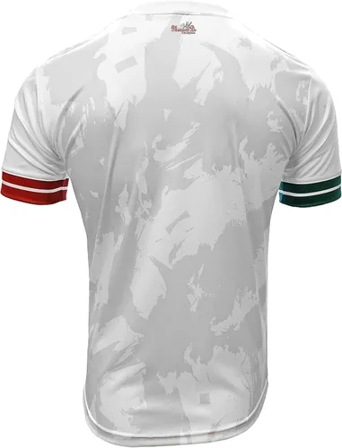 Vista 3 de Jersey Mexico Momias de Guanajuato 100 poliéster blancogris_fabricado en México
