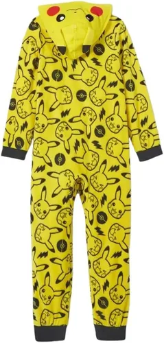 Vista 2 de Pokemon Traje de pijama de una pieza con forro polar Pikachu para niño