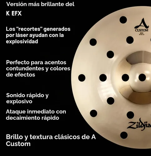 Vista 4 de Zildjian A Custom EFX Splash - 10 pulgadas
