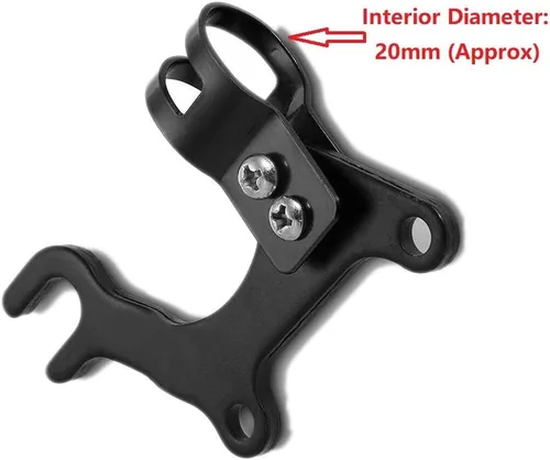 Vista 3 de BlueSunshine 1 unids 20/1.252 in ajustable MTB bicicleta freno soporte convertidor marco adaptador soporte de montaje