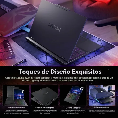 Vista 15 de Lenovo Legion 5 15.1" RTX 5070 Intel Core i9-14900HX Gaming OLED Laptop