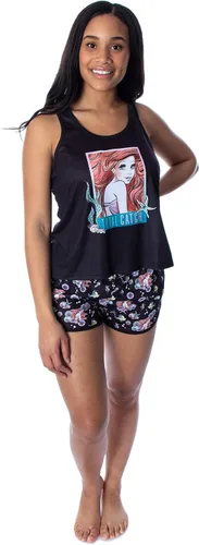 Vista 2 de Disney Little Mermaid Ariel Total Catch - Conjunto de pijama para mujer