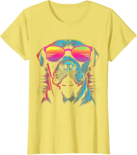 Vista 31 de Pit Bull Mom Dog Lover Colorido Artistic Pitbull Owner - Camiseta para mujer, Negro
