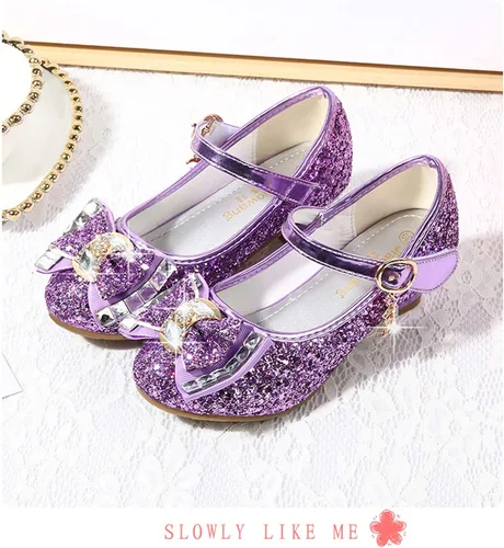 Vista 4 de Cadidi Dinos Zapatos de vestir para niñas, zapatos de fiesta de boda, zapatos de tacón Mary Jane Princesa (bebéniño pequeñoniño grande)