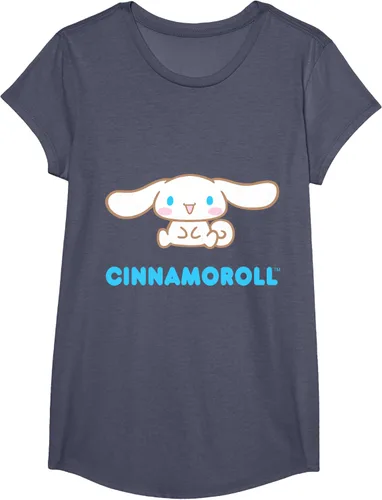 Vista 21 de Cinnamoroll Character Front and Back T-Shirt S Negro