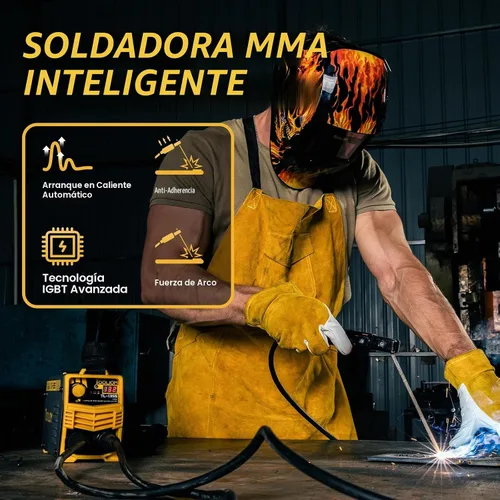 Vista 5 de TOOLIOM 135A Soldador de varilla mini 110V soldador MMA ARC máquina soldadora inversora CC con pantalla digital máquina de soldar portátil