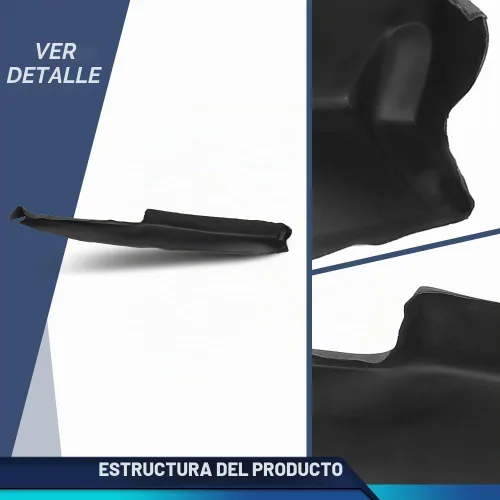 Vista 6 de PIT66 Cubierta de bisel de tablero TPE negra compatible con Buick Apollo/Olds Omega 1972-1974 Compatible con Chevy Chevy II/Chevy Nova 1969-1974