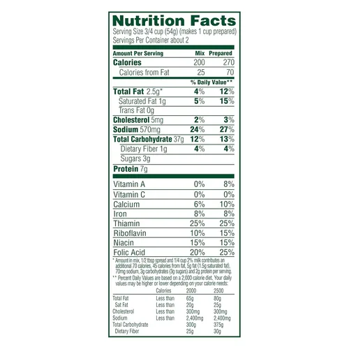 Vista 6 de Knorr Lados Italianos, Guarnición de Pasta de Cuatro Quesos, 4.1 oz