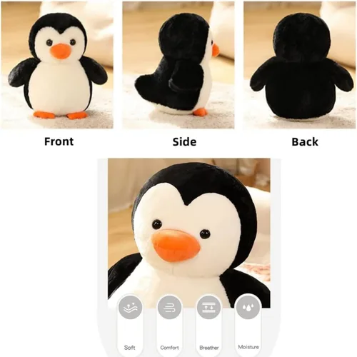 Vista 3 de XZJMY Almohada de peluche, juguete de muñeca de pingüino de peluche de 12 pulgadas para niños