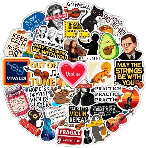 Vista 29 de BulbaCraft Pegatinas Punk Rock - Pegatinas de Banda para Adultos, Adhesivos Autoadhesivos e Impermeables, Pegatinas Punk Rock para Laptops