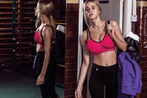 Vista 6 de Freya, sujetador deportivo, armado con aro para mujer Carbon