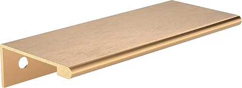 Vista 58 de Richelieu Hardware BP98982510 Lincoln Collection 1 pulgada (25 mm) de centro a centro Manija de tirador de borde de gabinete y cajón de aluminio