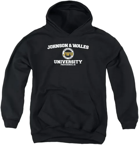 Vista 7 de Johnson & Wales University - Sudadera con capucha con logotipo oficial del círculo para niños y niñas