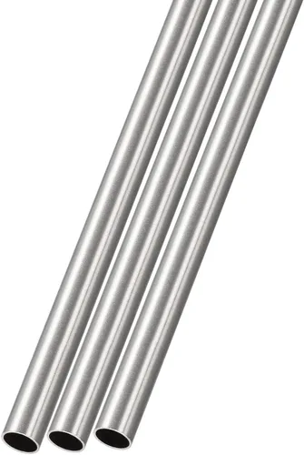 Vista 23 de METALLIXITY Tubo de acero inoxidable 304 (0.079 in de diámetro x 0.006 in de pared T x 9.843 in de largo), 3 piezas, tubo recto - para muebles
