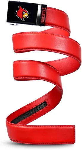 Vista 7 de Mission Belt Con licencia oficial de la NC Alabama Crimson Tide Crimson Tide (Cuero Negro)