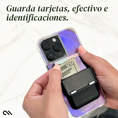 Vista 2 de Case-Mate Titular De La Tarjeta Magnética/Cartera Para IPhone Con Cierre