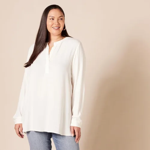 Vista 6 de Tienda Essentials - Blusa tejida de manga larga para mujer