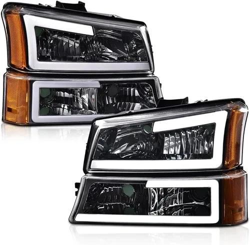 Vista 13 de PIT66 Faros LED, Compatible con 2003-2006 Chevy Silverado 1500 2500 3500 HD 2003 2004 2005 2006, Compatible con 2003-2006 Chevy Avalanche 1500 2500