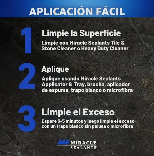 Vista 10 de Miracle Sealants 511 Porous Plus Premium - Sellador de encimeras, piedras y azulejos, cuarto de galón