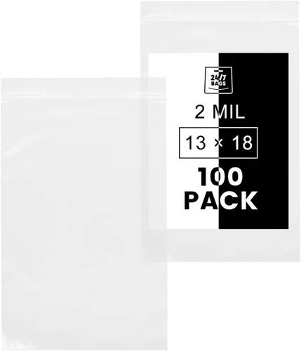 Vista 11 de Bolsas de plástico de polietileno transparentes con cierre de cremallera resellable de 6" x 9" (1000 bolsas) de 2 mil