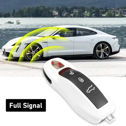 Vista 7 de Jaronx Funda compatible con llavero Porsche para Cayenne Panamera Macan 911