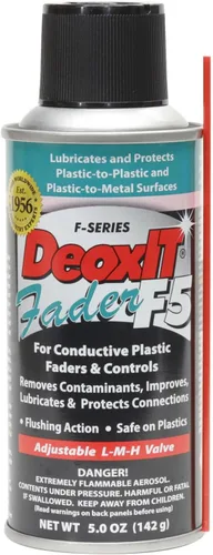 Vista 2 de Hosa F5S-H6 CAIG DeoxIT FaderLube, 5% Spray, 5 oz